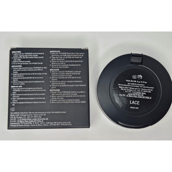 Younique Touch Complexion+ Pressed Powder Foundation Lace .21oz New in Box - Picture 4 of 7